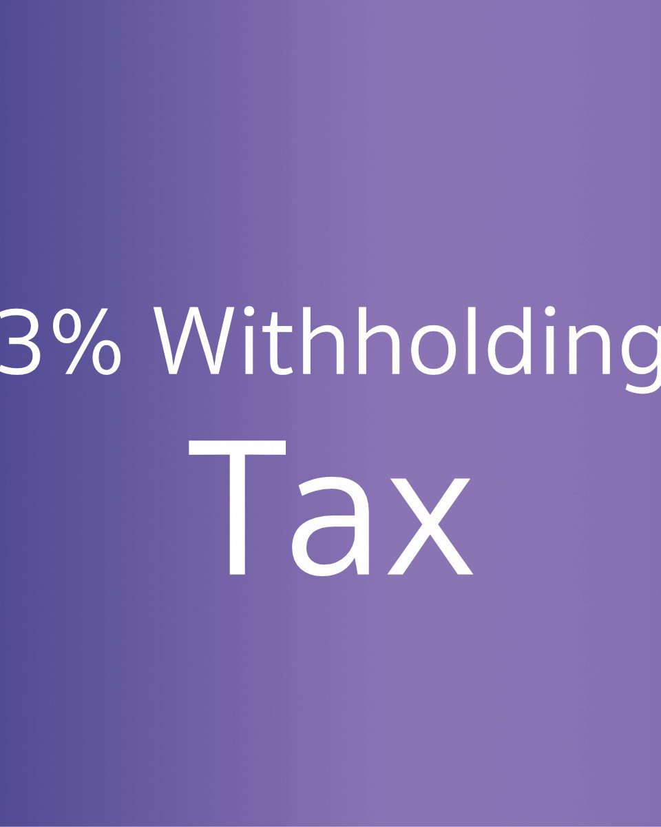 ถาม: ทำไมต้องเสียภาษีหัก ณ ที่จ่าย 3%